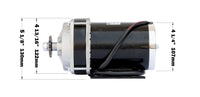 Electric Motor DC GEAR Reduction 1000W 48V+Reverse Control+FootThrottle+KeyLock