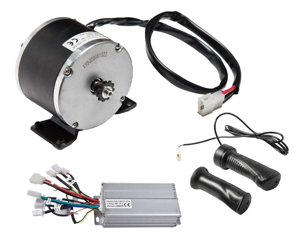 Electric Motor Over Volt Kit Currie base 48V 900W Reverse Controller & Throttle