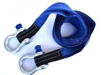 10T 20ft 4WD SUV Truck Winch Recovery Kit Snatch Block+Bow Shackle+Tow Strap+Bag