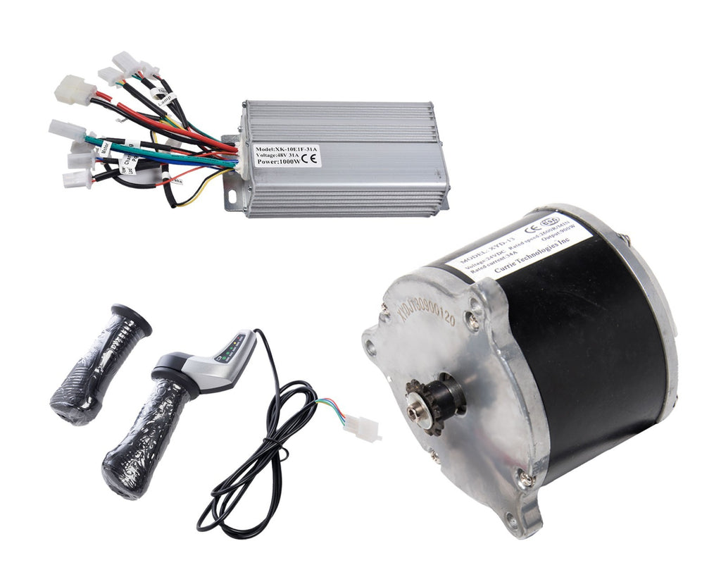Electric Scooter Motor Overvolt Currie 48V 900W Reverse Controller+Throttle Ind