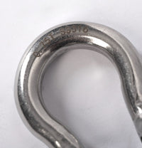 2 Pack 5/16" 8mm Marine Bow Shackle Ring 316 Stainless Steel Sailboat Rigging