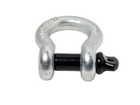 Pair 3/4" Bow Shackle BLACK Pin 10500 LB Plastic vibration for Jeep CJ