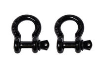 2x 1/2" Bow Shackle Black w Clevis Screw Pin Anchor 2 TON 4400 lbs capacity