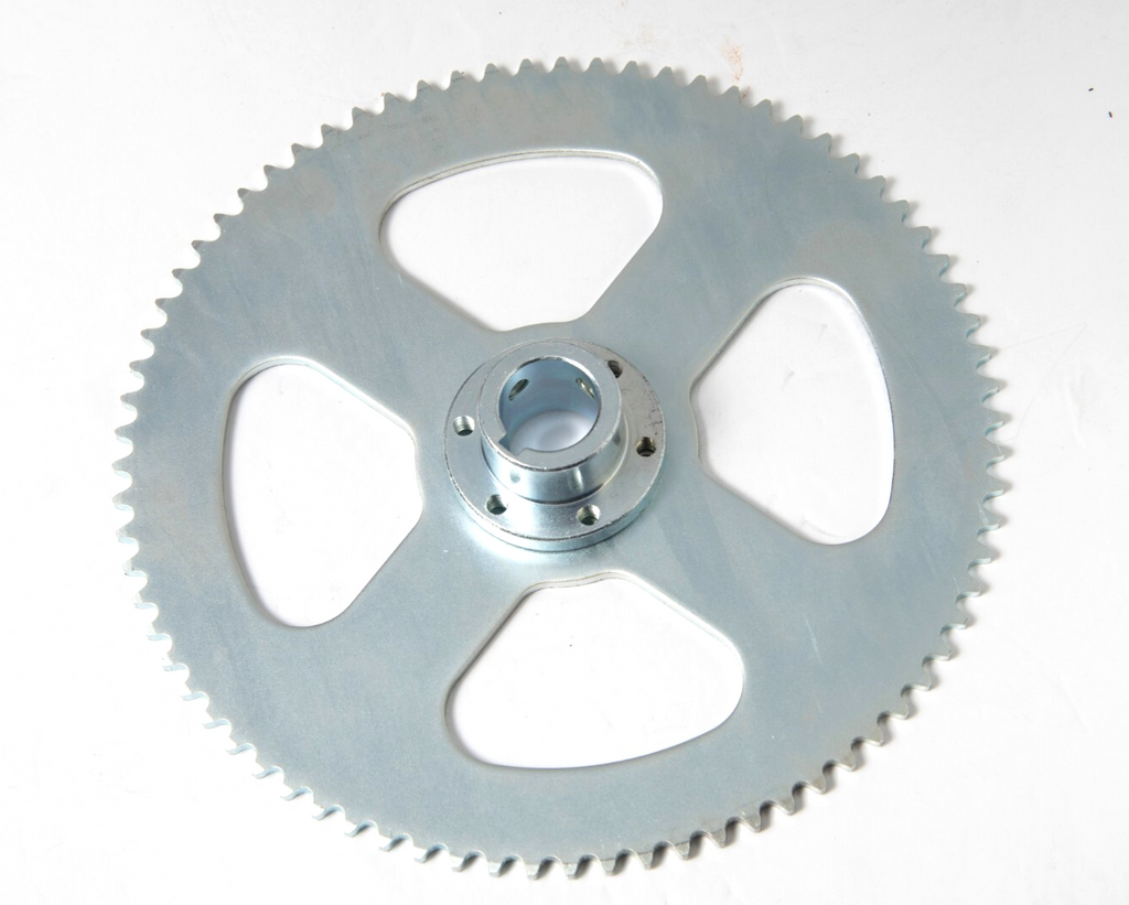 Sprocket #35 fix Drive w keyed Axle Shaft Hub Adapter 75T 6 hole shaft size 1"