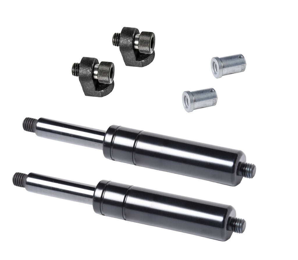 2x 750Lb 7 3/4 Shock w Bushing and L Fitting bolt on vertical lambodoors