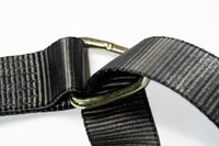 12pc Lasso Wheel Tow Truck Tie Down Axle Strap Ratchet J Finger Hook Tire Black