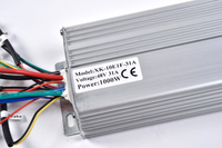 Electric Kart Motor Overvolt Kit Currie base 48V 900W w Reverse Controller & key