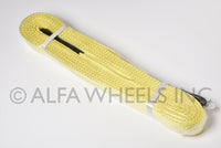 3" 20000lbs Tow Strap 20 ft w D Rings winch sling off-road vehicle recovery