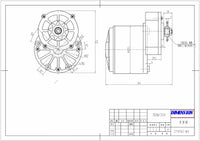 Used Electric Motor MY1016Z3 350W 24V DC Geared 13T #410 for bicycle ebike Kart