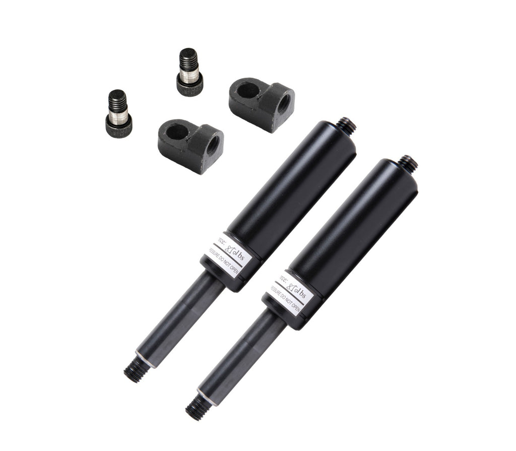 2x 850lbs Lambo door shock f vertical hinge lamborghini w L fitting & Bolt