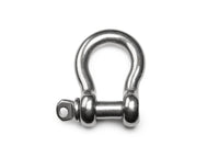 Four 3/4" Marine Bow Shackle Stainless Steel Clevis D-Ring 304 Sailboat Rigging
