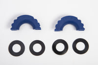 2x Bow Shackles 3/4"+Blue Plastic Anti Noise Vibration Protector Screw Pin 4.75T