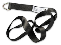 12pc Lasso Wheel Tow Truck Tie Down Axle Strap Ratchet J Finger Hook Tire Black