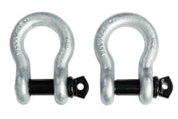 Tow Strap 20ft Snow Rescue 3x20 3" 20000 lb 9Ton +2x 7/8 Bow Shackles galv-black