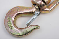 4 Swivel Eye Hook 2 Ton Hoist Lifting Rigging G70 w Latch 5/8" Alloy Steel Crane