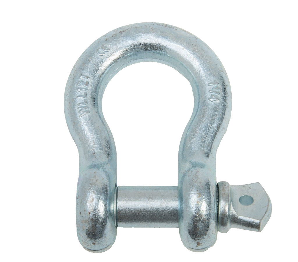 10x Bow Shackles 1 1/4" w Screw Clevis Pin Rigging Lift Crane 12Ton 26400lb WLL