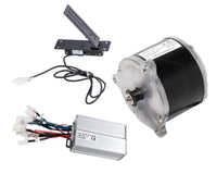 Electric Kart Motor Overvolt Kit Currie 48V 900W w Controller and Foot Pedal