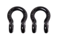 8 Pack 5/8" Black Bow Shackle Tow D-Ring w 3/4" Clevis Screw Pin WLL 7000 lbs