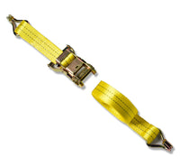 Ratchet Strap J Hook 2x 1.5"x15' 4000lb Heavy Duty Tie Down Cargo ATV UTV 1.5x15