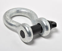 2x Bow Shackles 3/4"+Blue Plastic Anti Noise Vibration Protector Screw Pin 4.75T