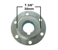 Sprocket Axle Shaft Hub #35 3/8" Pitch 58T 6 hole fix Drive w 3/4" keyed Adapter