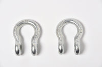 4x 1/2" Bow Shackle Galvanized w Clevis Screw Pin Anchor 2 TON 4400 lbs capacity