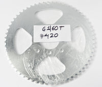 Go Kart Sprocket for 40/41/420 Chain, 60 Tooth Sprocket for Go Karts & MiniBike