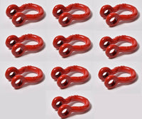 10x 1/2" Bow Shackle D-Ring w Clevis Screw Pin Anchor 2 TON 4400 lbs capacity