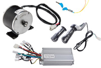 Electric Kart Motor Overvolt Kit Currie base 48V 900W w Controller + Throttle