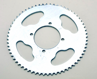 Sprocket Chain Drive 64T T8F 8mm w Axle Axel Shaft Hub Free Wheel 1" Adapter