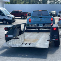 4x D Ring Weld On Tie Down 5/8" Flatbed Truck Trailer Chain Ratchet Strap Cargo