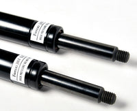 2x Lambo Door Gas Shock M12 1000 LBS 7 3/4" Long Vertical Door w L-Fittings