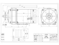 800W 36V gear reduction electric motor+Reverse Controller+Throttle 3s+Charger