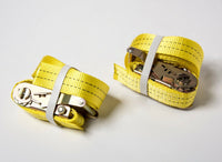 Ratchet Strap J Hook 2x 1.5"x15' 4000lb Heavy Duty Tie Down Cargo ATV UTV 1.5x15