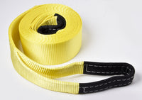 2x Tow Straps+Bow Shackles Winch Rig 3" 9Ton 3x10 ft Red Pin Tree Saver Recovery