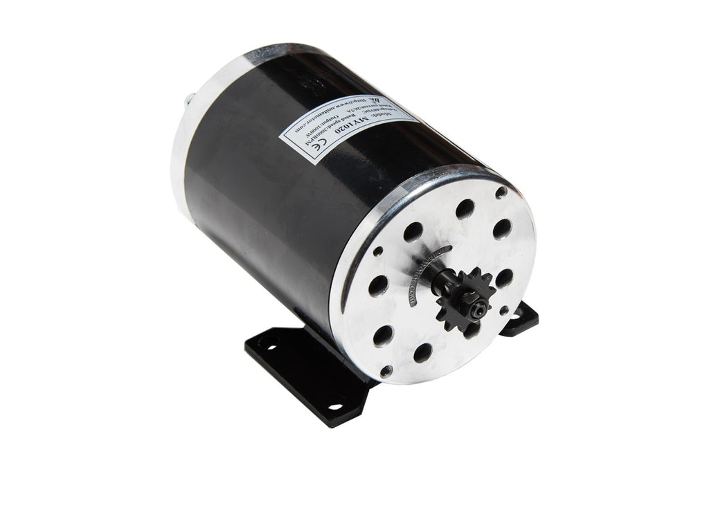 Scooter GoKart DC Electric Motor UNITE MY1020 26A 1000W 48V w Base #T8F sprocket