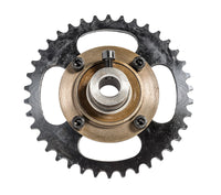 Sprocket drive gear chain wheel #420 38T 4 hole w Free ratchet Hub 1" adapter