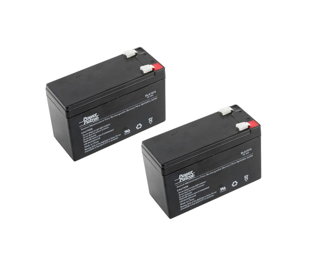 2 (two) Batteries 12 V 8 AH SLA f UPS, alarm, electric scooter, gokart bicycle