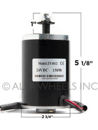 150 W Unite Electric Motor w Sprocket & Speed Controller f scooter Razor