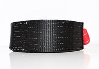 Tow Strap 10 ft  BLACK 3" 26000lbs 12T winch tree saver protector off-road 3x10