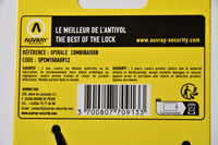 Coiled Cable Combination Lock Bicycle Motorcycle Scooter Made in France bracket