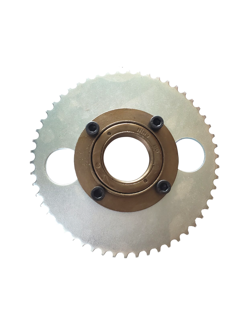 #T8F 8mm 54T 4 hole Sprocket chain drive gear+Free wheel f rear wheel GoKart ATV