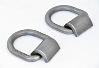 2x D Ring 1/2" Weld-On Tie Down Flatbed Truck Trailer Ratchet Strap Cargo Anchor