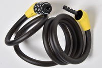 Coiled Cable Combination Lock Bicycle Motorcycle Scooter Made in France bracket