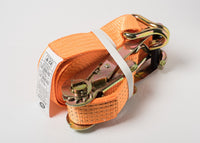 Ratchet Strap Tie Down J Hook Cargo 27 ft 2" 11000lbs 5T Heavy Duty RV 2x27