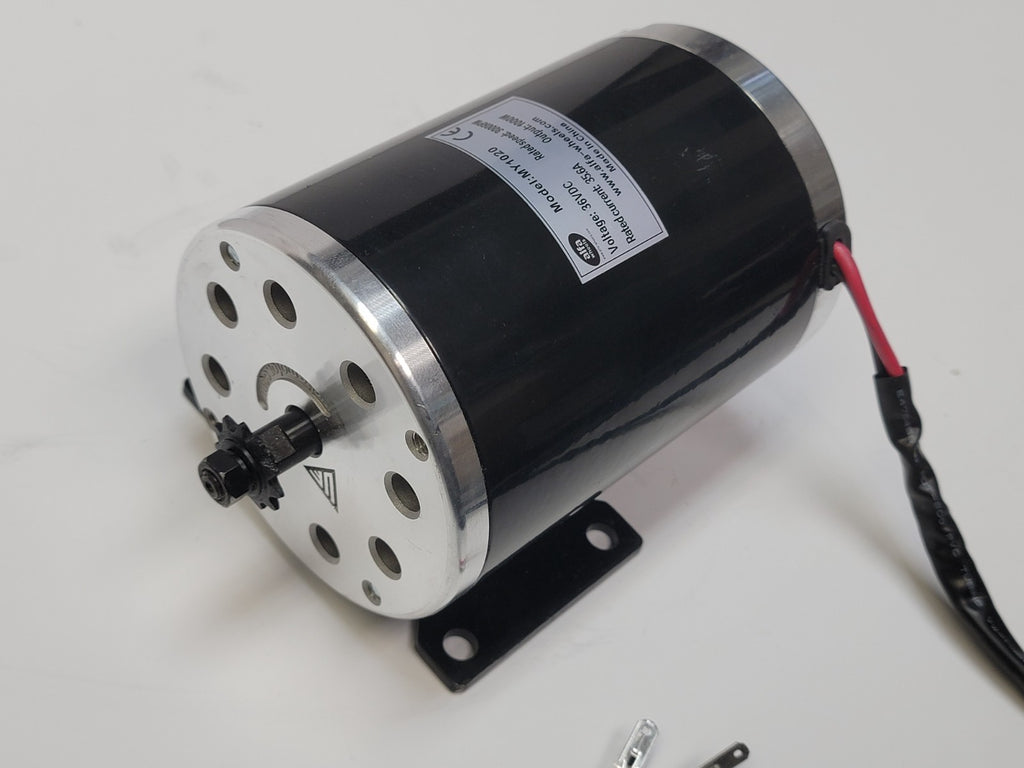 Openbox Electric motor w Base 1000W 36V #25 sprocket UNITE MY1020 scooter GoKart