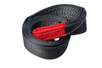 Tow Strap 10 ft  BLACK 3" 20000lbs 9T winch tree saver protector off-road 3x10