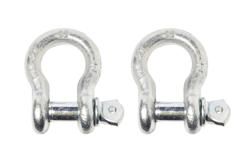 4x 1/2" Bow Shackle Galvanized w Clevis Screw Pin Anchor 2 TON 4400 lbs capacity
