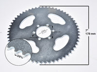 Sprocket Axle Shaft Hub #35 3/8" Pitch 58T 6 hole fix Drive w 1/2" keyed Adapter