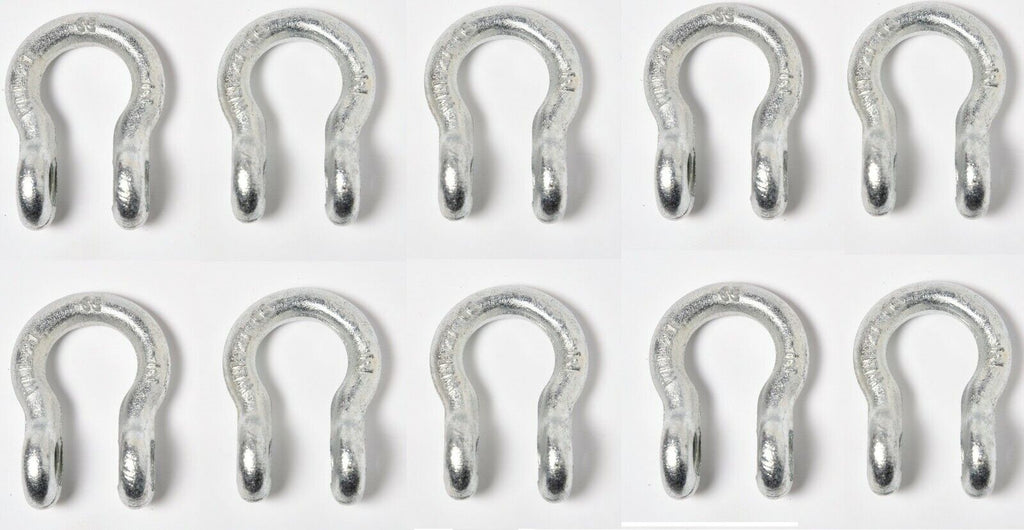 10x 1/2" Bow Shackle D-Ring w Clevis Screw Pin Anchor 2 TON 4400 lbs capacity